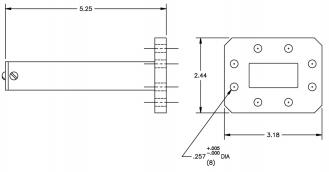 waveguide termination drawing